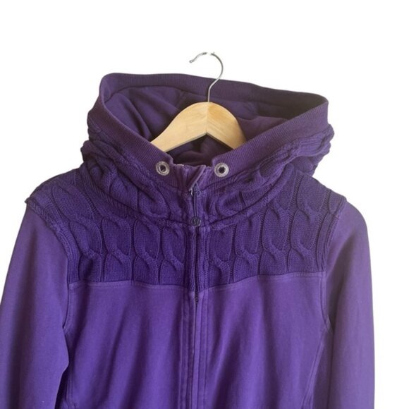 Lululemon Fireside Scuba Size 12 Purple Cozy - Picture 3 of 9